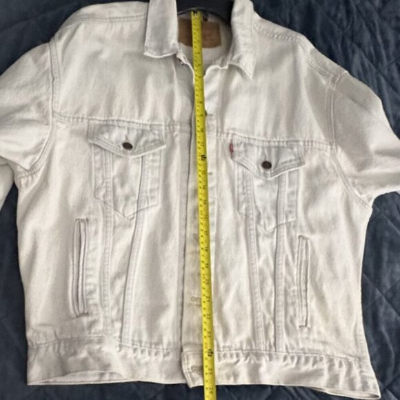 Vintage 90's Levi's Trucker Denim Jacket 70507 Light Blue Wash Size Large - Picture 10 of 14